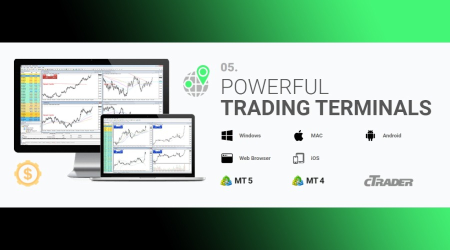 IC Markets Trading terminals screenshot